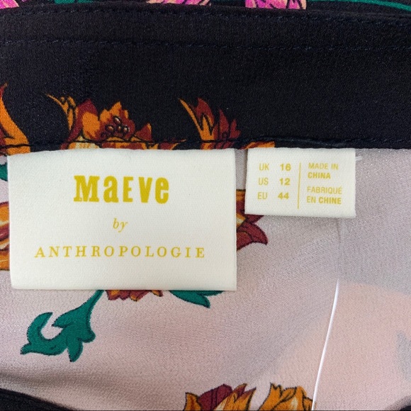 Anthropologie Maeve NWT Size 12 Florence Silk Top - Picture 6 of 8